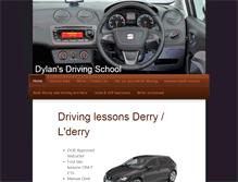 Tablet Screenshot of dylansdrivingschool.co.uk